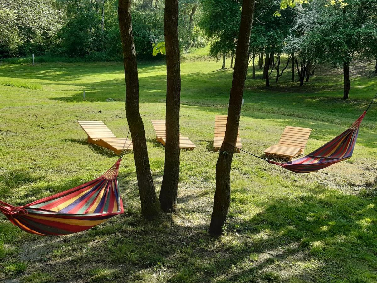 Caloroczny Domek W Lesie Puszcza Zielonka Villa Kiszkowo Buitenkant foto
